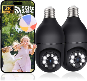 Cámara de Seguridad CMOS con Forma de Bombilla, 2M HD E27, Cámara Web Inteligente para Interiores, Monitor Inalámbrico para Bebés con Seguimiento por IA - Product Image 2