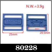Sujetador personalizado duradero de muchos colores, hebilla frontal de Metal, cierre de Bikini de 21mm, venta al por mayor, sujetador de aleación de Zinc, accesorio de Hardware