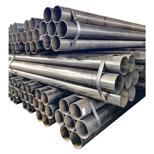 Dn250 dn300 dn400 Tuyaux en acier au carbone soudés noirs ASTM A53 Gr.B sch40 ERW de grande taille - Product Image 6