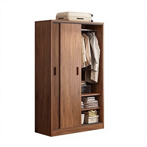 Armarios Sencillos y Minimalistas para el Hogar, <span class=keywords><strong>Armario</strong></span> de Dormitorio con Puerta Corredera Vertical, <span class=keywords><strong>Armario</strong></span> de Almacenamiento Económico - Product Image 1