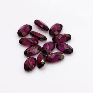 高品質ブラジル産紫ガーネットオーバルシェイプダイヤモンドカット天然A+品質ルースジェムストーン紫ガーネット3*5mmサイズ - Product Image 6