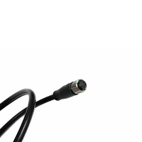Connecteur de câble moulé directement M12 à code A, mâle, 12 broches, 17 broches, anti-corrosion pour liquide de refroidissement, huile de coupe, huile lubrifiante