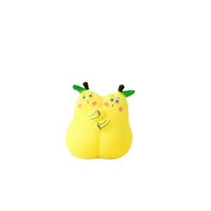 Jouet anti-stress créatif en forme de poire à presser, simulation de fruit en caoutchouc, vente en gros, petit jouet de décompression pour le bureau - Product Image 5