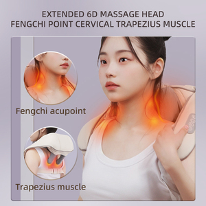 Nacken massage gerät lindert Schmerzen beim Aufladen von Trapez muskel, die Schultern reiben Halswirbel Multifunktion ales Körper massage gerät
