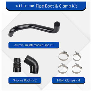 Kit de tuyau de radiateur turbo, refroidisseur d'air, intercooler, tuyau d'admission, kit BOOT, OEM/ODM, couleur/taille/forme U/<span class=keywords><strong>L</strong></span>/T personnalisée, tuyau de moteur - Product Image 2