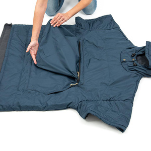 Sac de couchage portable sacs de couchage en plein air Cape Cape avec chapeau hiver à capuche Poncho couverture paresseuse sac de couchage léger - Product Image 5