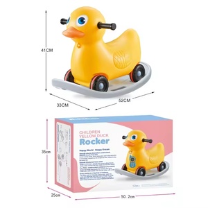 Divertente Auto Cavalcabile per Bambini a Forma di Anatra, Giocattolo Creativo <span class=keywords><strong>2</strong></span> in 1 - Product Image 5