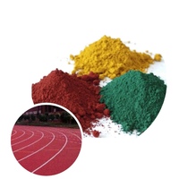 Oxyde de fer peinture jaune asphalte avec oxyde de fer pigment vert poudre couleur brique sol bâtiment