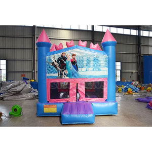 Fiesta infantil 13 'x 13' <span class=keywords><strong>Castillo</strong></span> inflable de PVC comercial Casa de rebote congelada Banners a la venta Castillos hinchables inflables para saltar - Product Image 1