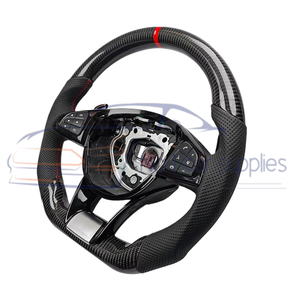 Volant sport modifié en fibre de carbone Red Label pour Mercedes Benz C GLC E S CLS <span class=keywords><strong>AMG</strong></span> ZC-205-P-1234 - Product Image 2