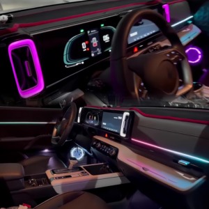 Kit di Illuminazione Ambientale LED Dinamica SJC a 256 Colori per <span class=keywords><strong>Hyundai</strong></span> Ix35 2023-2024, Accessori per Upgrade Illuminazione Interna Auto - Product Image 4