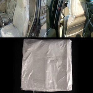 Funda Protectora para Asiento de Coche, Cinco Piezas, Plástico Transparente, para Volante y Palanca de Cambios, Venta al Por Mayor - Product Image 3