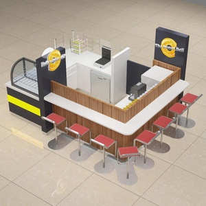 Il chiosco gonfiabile su misura unico dell'esposizione della ciambella di vendita al dettaglio progetta la decorazione moderna del contatore della crepe della cabina delle ciambelle da vendere - Product Image 4