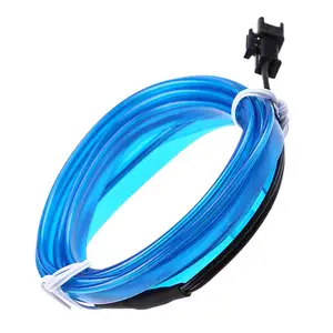 1m 2m 3m 4m 5m 6m 7m éclairage intérieur de voiture Auto LED bande câble métallique Auto atmosphère lampe décorative Flexible néon lumière DIY