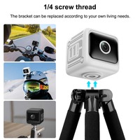 Mini caméra réseau sans fil 130 °   Caméra de surveillance IP intelligente grand angle pour la sécurité domestique intérieure avec stockage sur le cloud TF