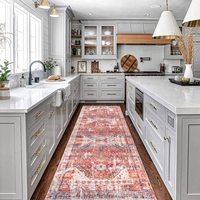 Hot Sell Retro Cashmere Like Runner Rugs Hallway Non-Slip Carpet Sofa Coffee Table Bedroom Bedside Carpet and Rugs