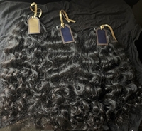 Extensions de Cheveux Humains Bruts 100% Naturels Non Traités, Bundles de Cheveux Remy, Boucles Birmanes et Indiennes, Cuticules Entièrement Alignées, Prix de Gros