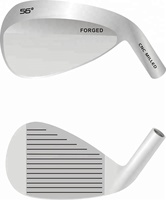 Personnalité personnalisée logo en acier inoxydable cale de golf têtes