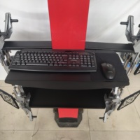 Machine d'alignement des roues portable à écran unique, moins chère, pour atelier de réparation automobile