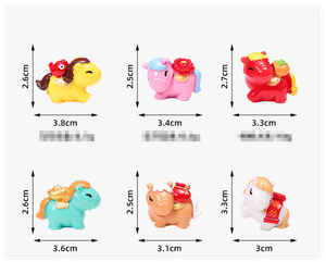 Lote <span class=keywords><strong>de</strong></span> Miniaturas <span class=keywords><strong>de</strong></span> Caballos Chinos 3D para el Año Nuevo Lunar 2026, Regalos <span class=keywords><strong>de</strong></span> Buena Suerte, Cesta <span class=keywords><strong>de</strong></span> <span class=keywords><strong>Navidad</strong></span> para Regalos - Product Image 2