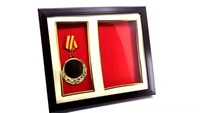 Plaque d'affichage métallique de qualité supérieure avec certificat de médaille, écologique, 11x9 pouces, pour récompenses pour services de longue durée - Fournisseur en gros Inde