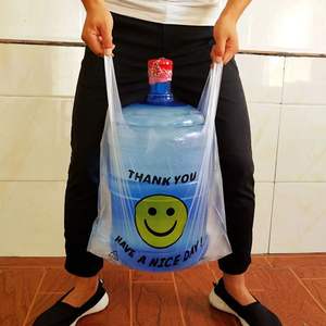 Venta al por mayor personalización de compras bolsa de plástico bolsa biodegradable bolsa de plástico transparente degradable - Product Image 3