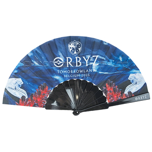 2025 New Arrival Satin Vải Cầm Tay <span class=keywords><strong>Fan</strong></span> Đen Của Nhãn Hiệu Nhựa Thủ Công Mỹ Nghệ Với Nhựa Tay <span class=keywords><strong>Fan</strong></span> Hâm Mộ - Product Image 2