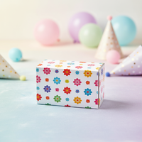 Caja de Cartón Plegable Blanca Personalizada con Doble Inserto, Estilo Plegable con Laminado Mate y Grabado