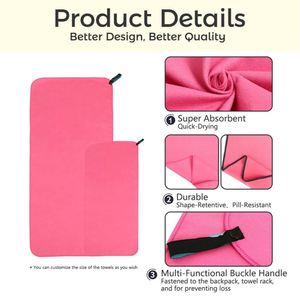 Customized Logo <b>Microfibre</b> Suede <b>Beach</b> /Sports/ Gym/Yoga/ Travel/Quick-Dry Drying 70*140Cm 100% Microfiber <b>Towel</b> - Product Image 2