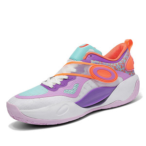 Chaussures de basket-ball pour hommes et femmes, en mesh respirant, antidérapantes, résistantes à l'usure, avec absorption des chocs - Product Image 1
