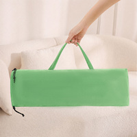 Sac de rangement pour tuiles de mahjong en velours vert, sac de transport exquis pour tuiles de mahjong américaines, accessoires de jeu de mahjong
