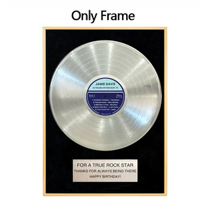 Plaque personnalisée or argent noir tenture murale cadre en aluminium affiche or <span class=keywords><strong>platine</strong></span> cadre pour disque <span class=keywords><strong>vinyle</strong></span> - Product Image 3