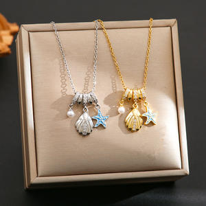 สร้อยคอแฟชั่นยอดนิยมจากอินเทอร์เน็ต ทำจากไทเทเนียมสตีลและสแตนเลส ชุบทองคำแท้ 18K ประดับ<span class=keywords><strong>เพชร</strong></span> สไตล์สปอร์ต สำหรับทั้งชายและหญิง - Product Image 2