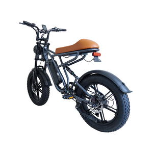 จักรยานไฟฟ้ากำลังสูง 750 วัตต์ 48 โวลต์ ไฟหน้า LED ระบบกันสะเทือนคู่ เบรกดิสก์ ยางสำหรับหิมะขนาด 20 นิ้ว ระยะทาง 60 กม. สำหรับความตื่นเต้นสุดขั้วในป่า - Product Image 5