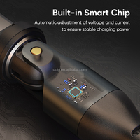 Câble de charge et de transfert de données flexible à tête rotative 540° Type C vers USB-C 240W 5A pour téléphones mobiles et ordinateurs portables