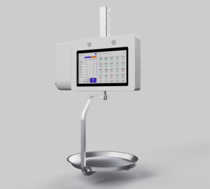 Android/Windows askıya alınmış barkod ölçeği Bluetooth Wi-Fi hassas tartım için taze ürünler süpermarketler POS QR ödeme 3 yıl - Product Image 3