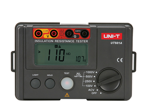UNI-T UT501A Testeur numérique multifonctionnel d'impédance et de résistance d'isolement 0-1000V 5,5G Ohm - Product Image 3