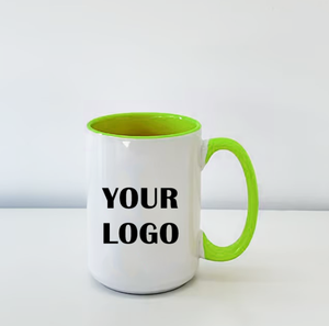 Taza de sublimación con logotipo personalizado de 11oz y 15oz, tazas de <span class=keywords><strong>café</strong></span> de cerámica lisas en blanco con asa - Product Image 4