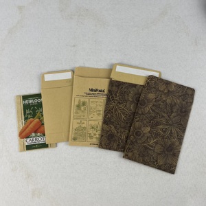 Sobres de <span class=keywords><strong>Semillas</strong></span> Personalizados con Logotipo Impreso, Impresión Offset, Papel Kraft Reciclado Ecológico, Sobres para <span class=keywords><strong>Semillas</strong></span> con Cierre Autoadhesivo, Regalo Artesanal - Product Image 4