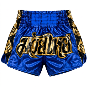 Shorts de Muay Thai Fairtex sur mesure de haute qualité, nouveau design, satin uni imprimé pour les professionnels - Product Image 1