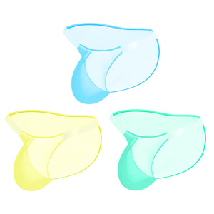 Calzoncillos <span class=keywords><strong>de</strong></span> seda refrescantes para hombre, <span class=keywords><strong>de</strong></span> corte ajustado, cintura delgada, corte alto, sexy, deportivos, <span class=keywords><strong>de</strong></span> secado rápido, color liso - Product Image 4