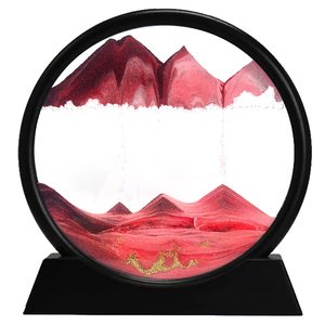 7 "3D mobile sable Art photo paysages <span class=keywords><strong>de</strong></span> sable la <span class=keywords><strong>carte</strong></span> <span class=keywords><strong>de</strong></span> sable dynamique relaxant bureau décor à la maison Quicksand peinture - Product Image 1