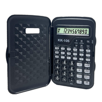 Calculatrice de poche numérique CTIFREE KK-105 en plastique ABS, 10 chiffres, design coloré, calendrier, double alimentation, haute qualité