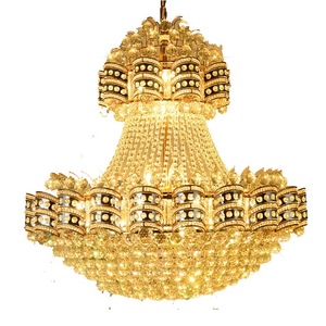 Lámpara de Araña de Cristal Elegante y Lujosa para Hotel, Lámpara Colgante de Techo para Vestíbulo de Hotel - Product Image 3