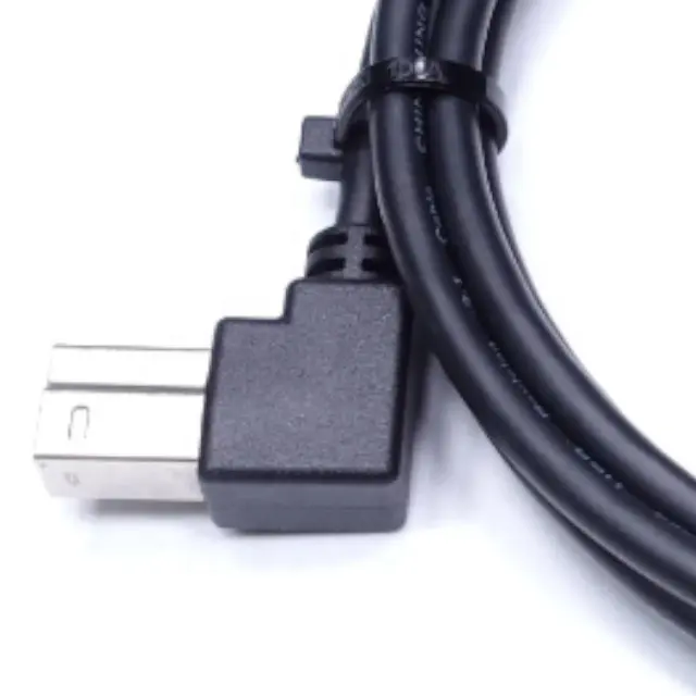 Kabel Data USB hitam untuk mengubah data elektronik konsumen PC NB