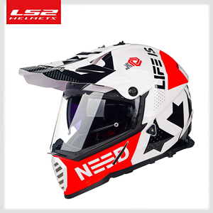 LS2 MX436 Motosiklet Kaskı Yol ve Arazi Yarışları için Çift Amaçlı Kask Uzun Mesafe Tur Kaskı Tam Kask DOT Sertifikalı - Product Image 2