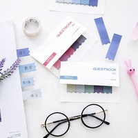 Baru Tiba Perekat Mandiri Morandi Kertas Berwarna Memo Pad Sticky Note Set
