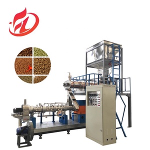 Jinan Factory maquinaria de procesamiento de alimentos para peces 200-250 kg/h línea de producción de extrusora de doble tornillo - Product Image 3