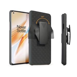 Étuis de téléphone avec béquille pour <span class=keywords><strong>OnePlus</strong></span> 6 7 8 9 <span class=keywords><strong>Pro</strong></span>, en TPU et PC, robustes, avec clip de ceinture rotatif - Product Image 1