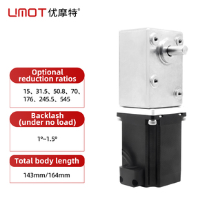 Umot Worm hộp số tốc độ giảm tốc CNC Worm Gear Motor 57mm <span class=keywords><strong>NEMA</strong></span> <span class=keywords><strong>23</strong></span> động cơ bước với tỷ lệ giảm tốc Chất lượng cao 1:15: 545 - Product Image 3